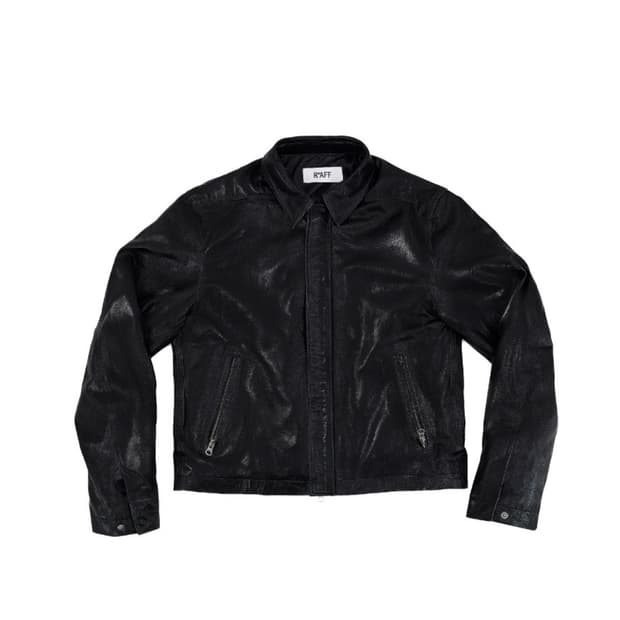 선데이오프클럽 이탈리안 램스킨 바이커 자켓