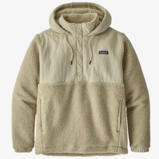 파타고니아 레트로 쉘드 아이보리 M