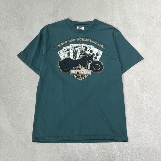 할리데이비슨 프린팅반팔티 s09913