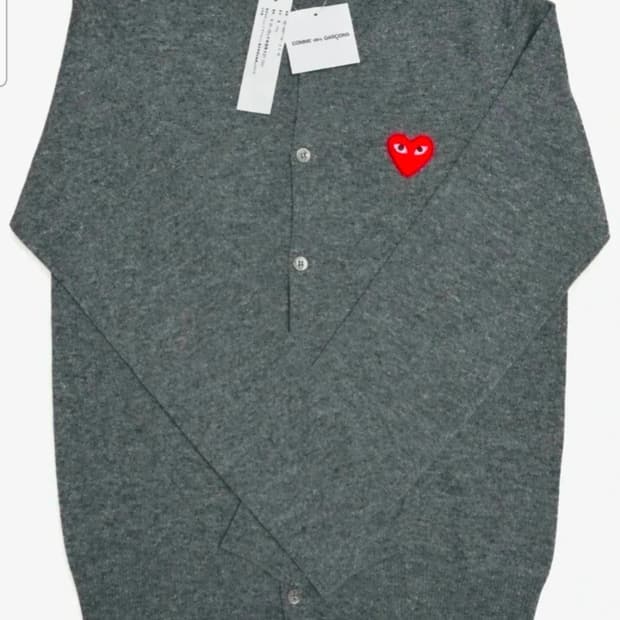 꼼데가르송 여성 라운드 가디건(새상품)