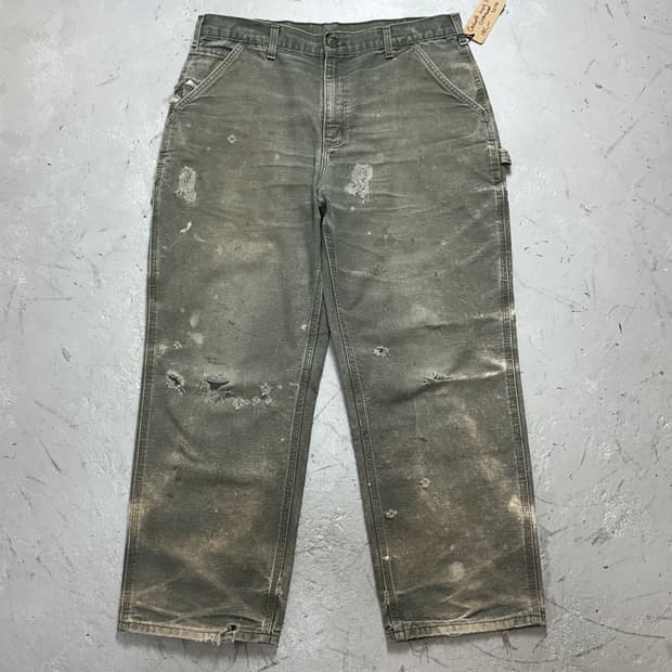 OG 칼하트 B11 싱글니 MOS 하드 페이딩 칼하트 더블니