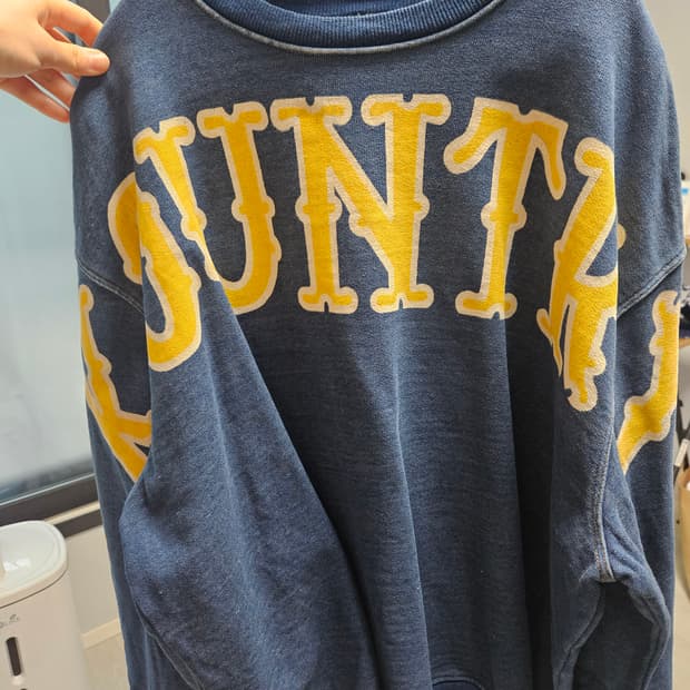 캐피탈 kountry 스웻셔츠 인디고 4 사이즈 새제품