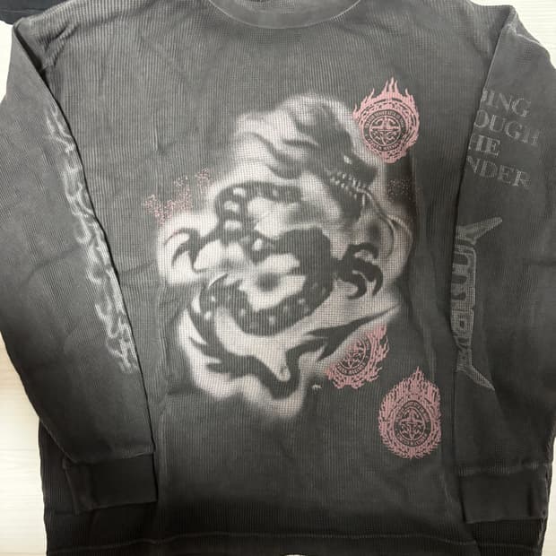 트래비스 스캇 내한 머천 롱슬리브 S