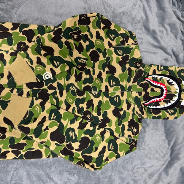 베이프 후드집업 ABC그린 xl 급처