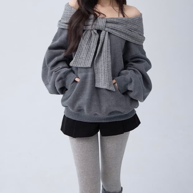 더티스 리본후드 그레이