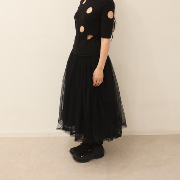 comme des garcons tulle skirt