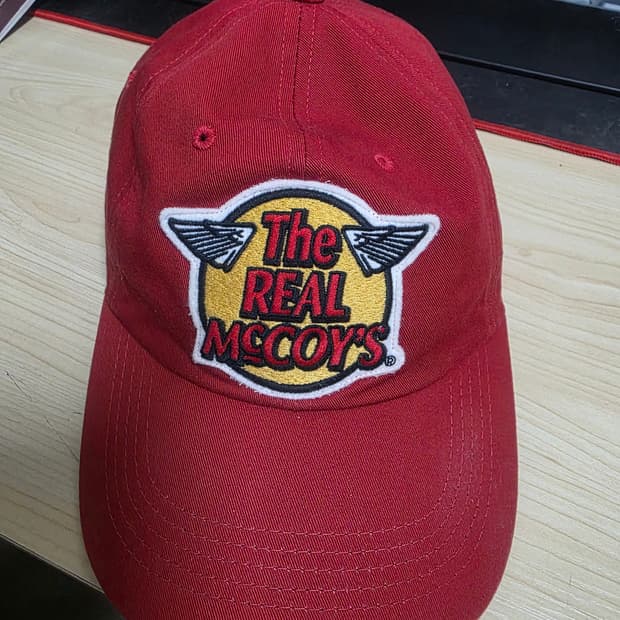 리얼맥코이 볼캡 레드