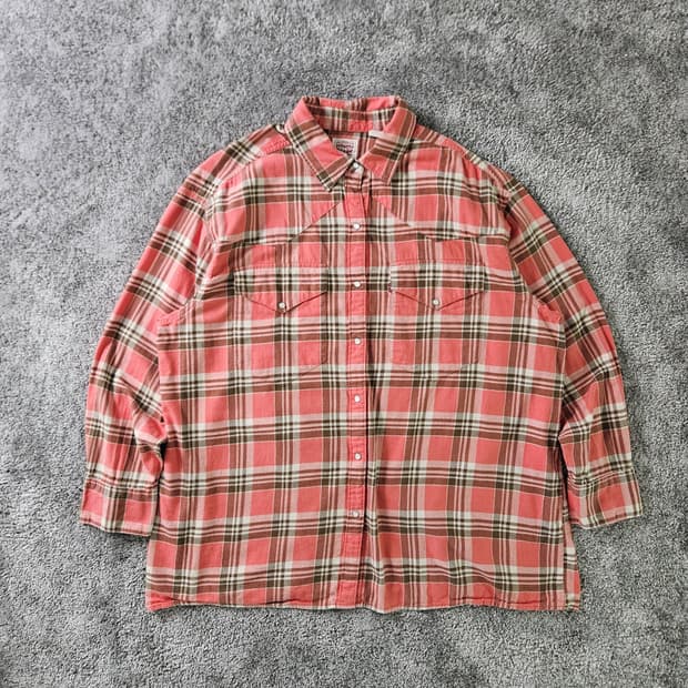 Levis 체크 긴팔 셔츠