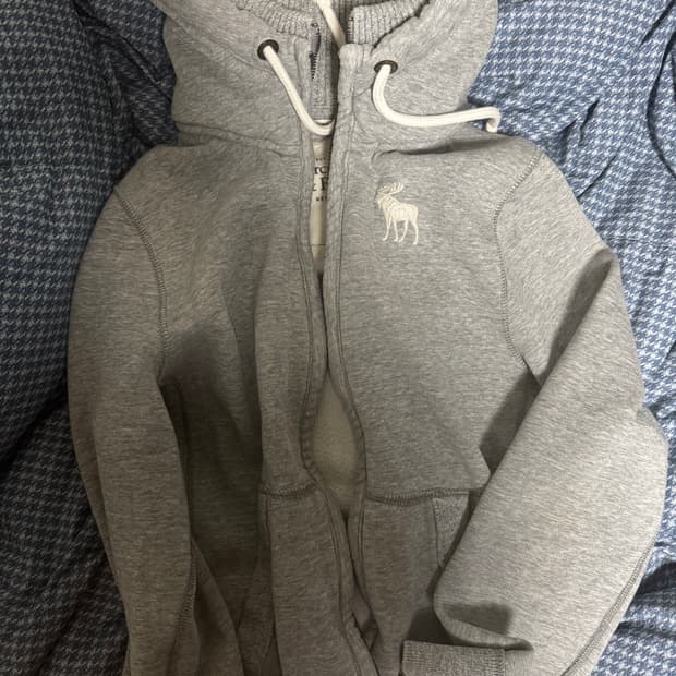 아베크롬비 로고 후드집업