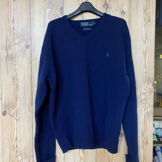 폴로 램스울 니트