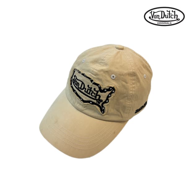 본더치 Y2K 베이지 볼캡