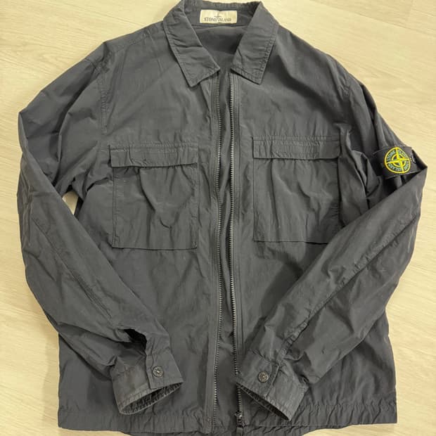 스톤아일랜드 20ss 나슬란오버셔츠 블랙m