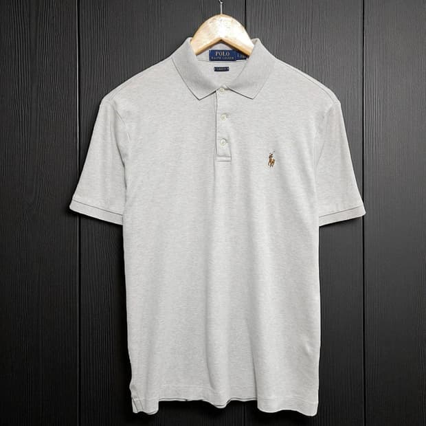 100)POLO 폴로 랄프로렌 피마코튼 반팔 카라티