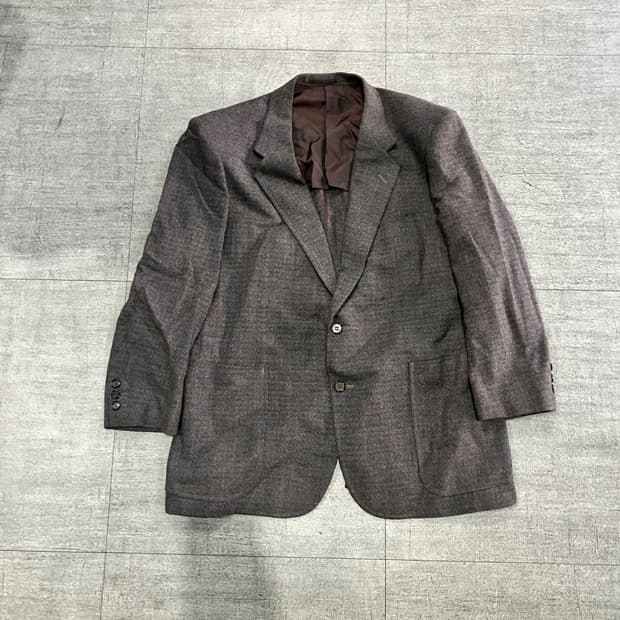 일본빈티지 올드스쿨아메카지 혁오풍 잔트위드 울자켓