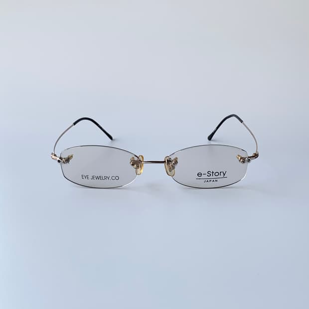 806 데드스탁 픽키 오벌 이스토리 경량 무테 빈티지안경