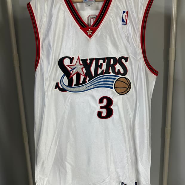 리복 앨런 아이버슨 필라델피아 농구 유니폼 저지