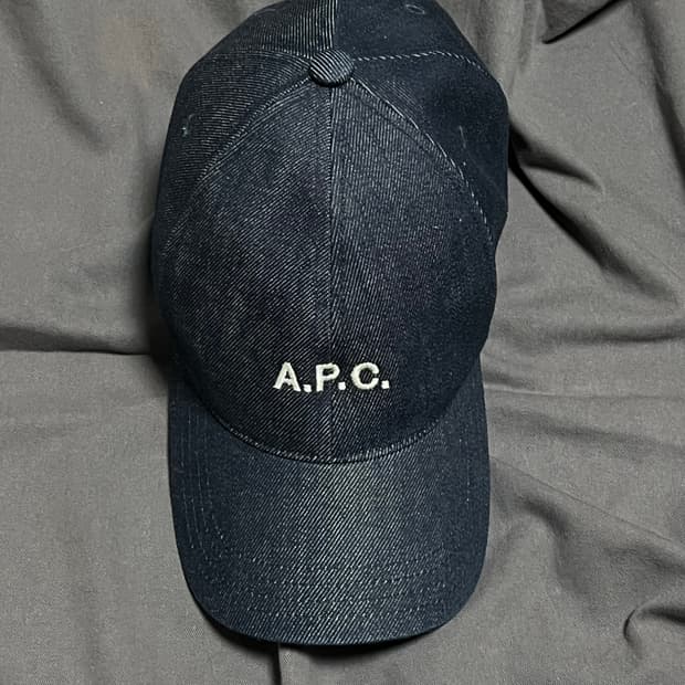 apc 데님모자 데님캡 모자 아페쎄