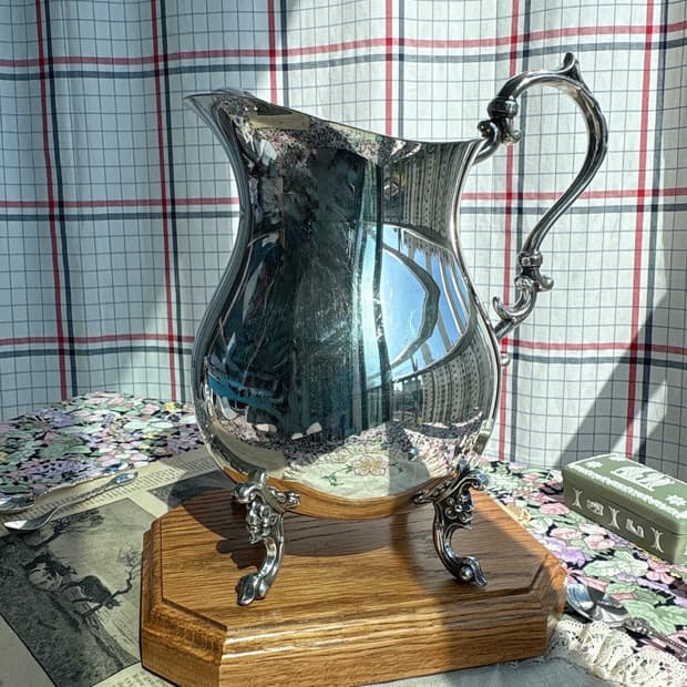 English Silver Mfg. Corp 실버플레이트 워터피쳐