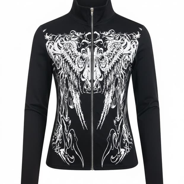 Y2K 락시크 스타일 여성 집업 M(새상품)