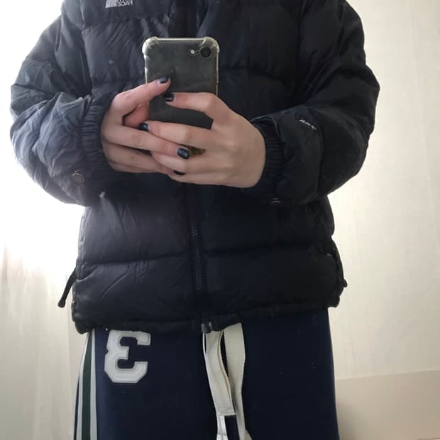 노페 블랙 패딩