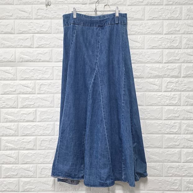 택포// 에고이스트 21s데님 롱 스커트 28인치 ecf