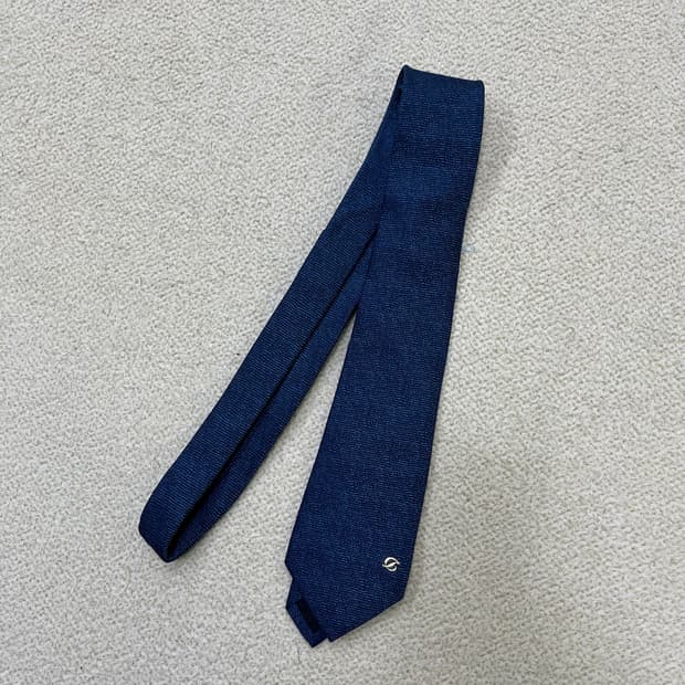 F 듀퐁 패턴 넥타이 0401M