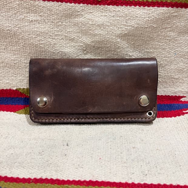 신키 말가죽 재패니즈 핸드메이드 트러커월렛 체인 장지갑