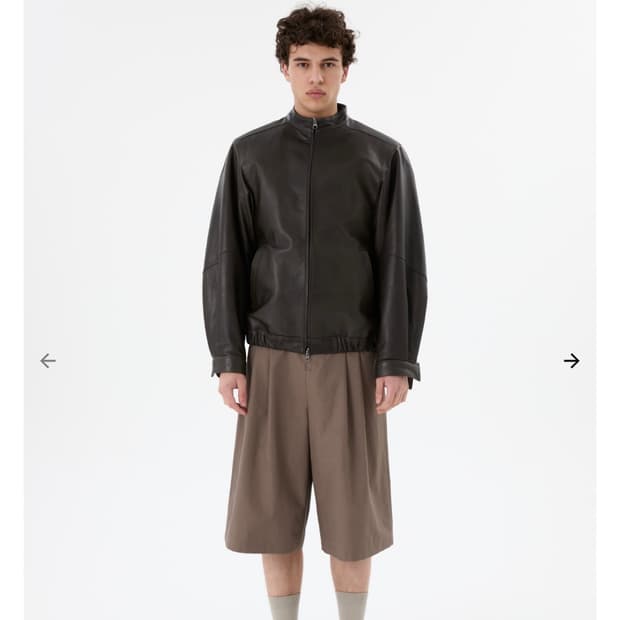 아모멘토 Lambskin Leather Blouson S사이즈