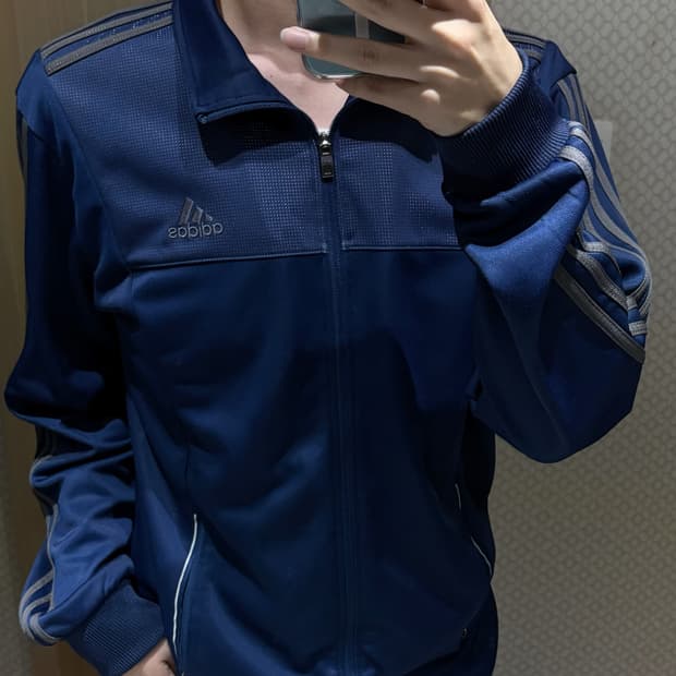 [110] 아디다스(Adidas) 3-스트라이프 스포티 트랙탑 저지
