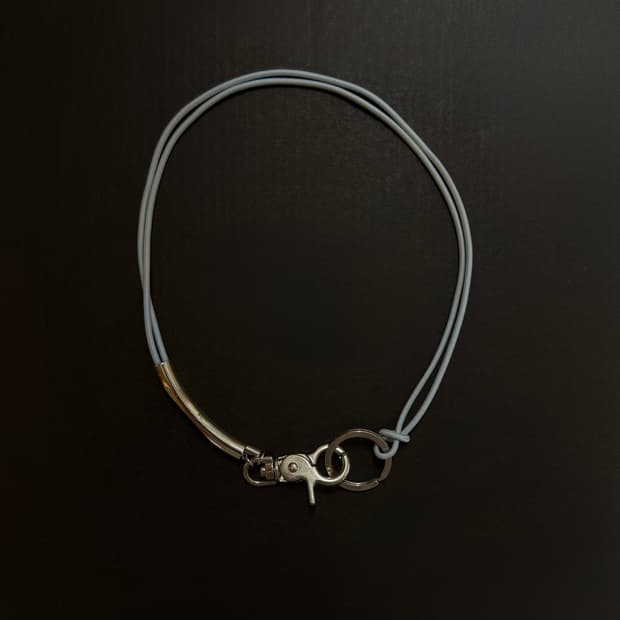세이지가 3way Sporty Necklace (light blue)