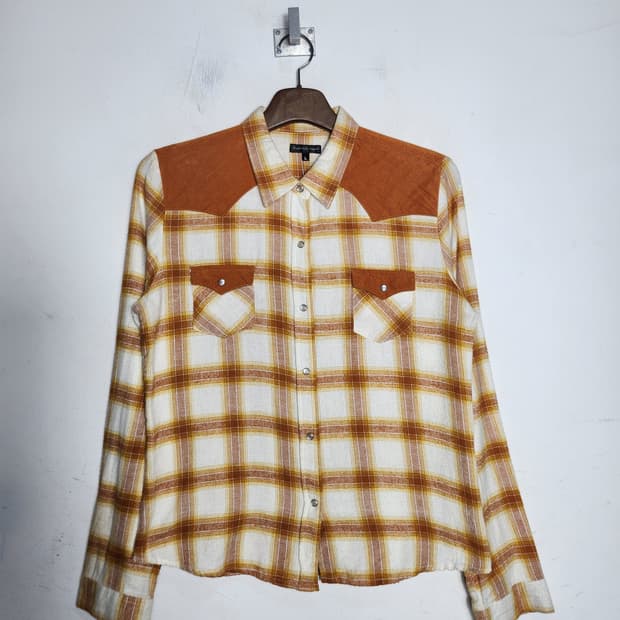 Ravishing virgin 웨스턴 체크 셔츠