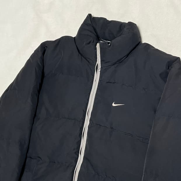 L 나이키 덕다운 뉴챔프 블랙 패딩