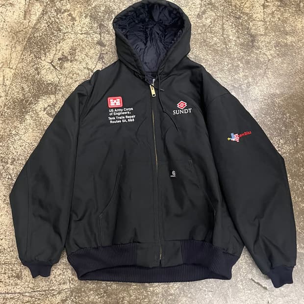 10s 칼하트 덕액티브자켓 j133 blk