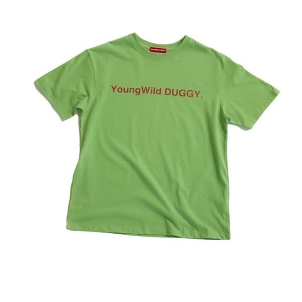 더기 로고 반팔슬리브 그린