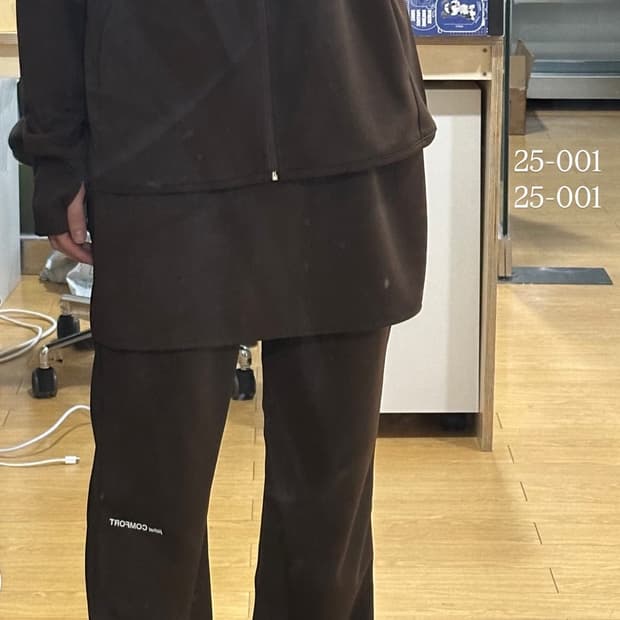 지초이25-001 easy wind hoodie black/size1