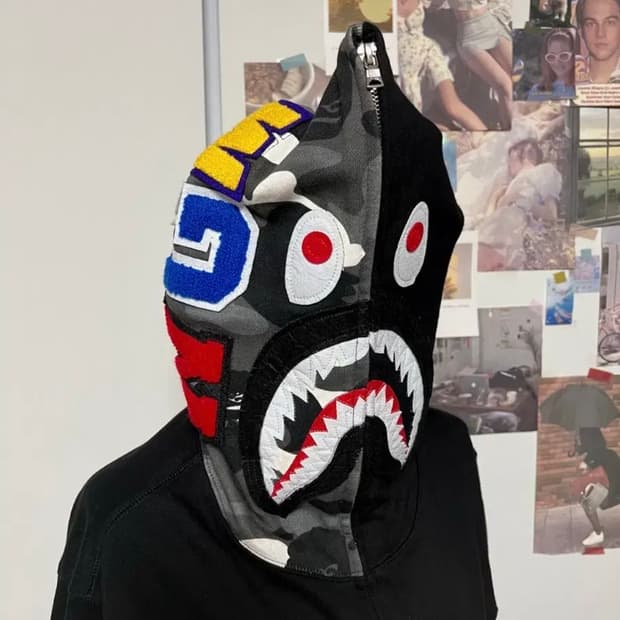 베이프 후드집업