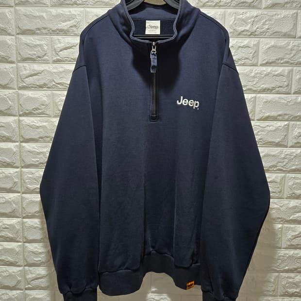 지프 반집업 루즈핏 티셔츠 110