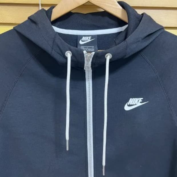 나이키 남성 블랙후드집업점퍼 95