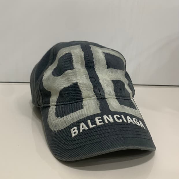 [L]발렌시아가 스프레이 볼캡 모자 스프레이드 캡