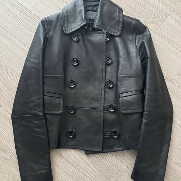 디스퀘어드2 더블브레스트 나폴레옹 레더 자켓