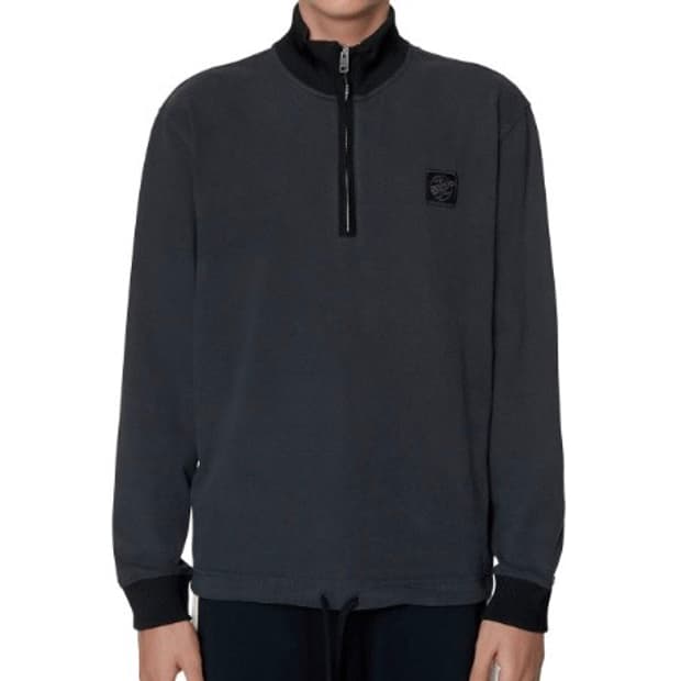 XL 디젤 아라곤 다잉 워싱 하프 쿼터 반집업 긴팔티 맨투맨