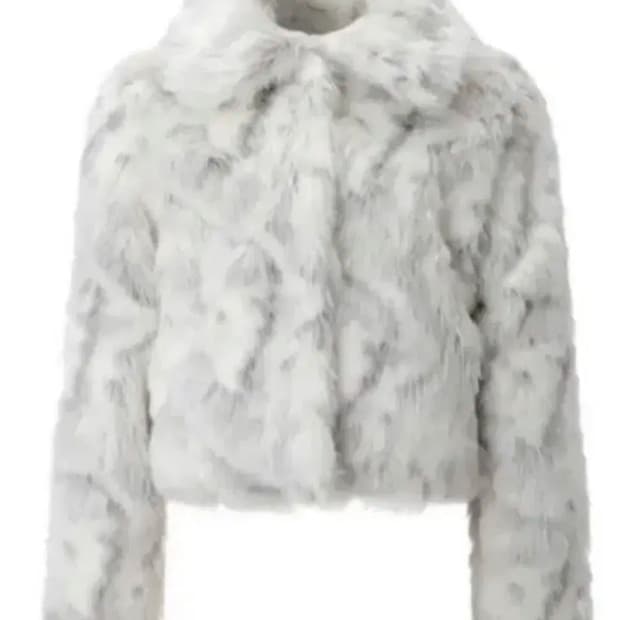 쓰리타임즈 머랭 퍼 자켓 아이보리