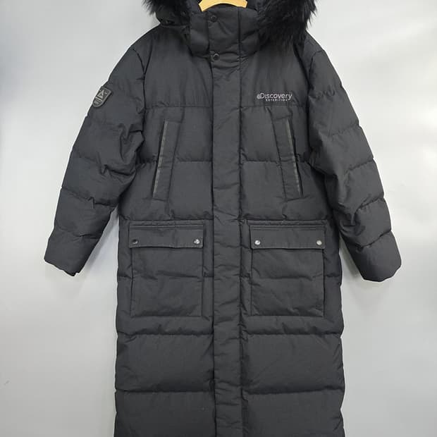 디스커버리 롱패딩 블랙 100