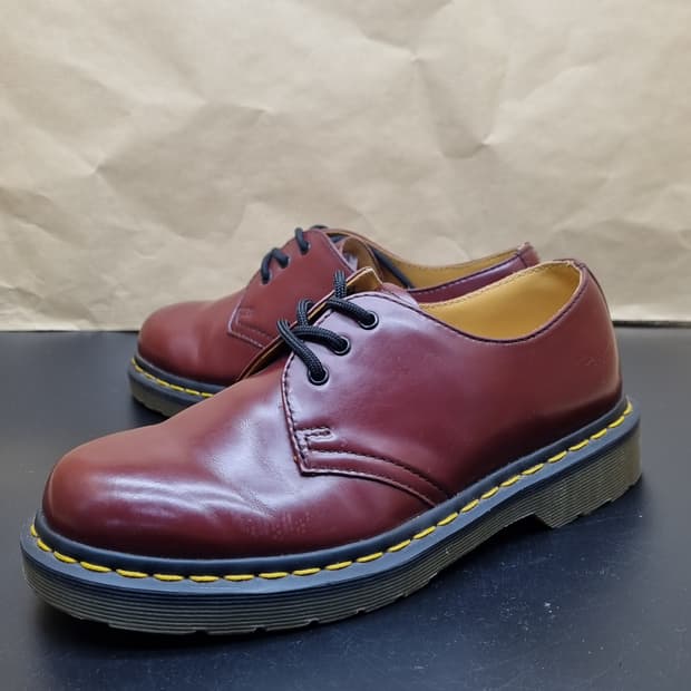 닥터마틴 1461 체리레드 여성로퍼36 230