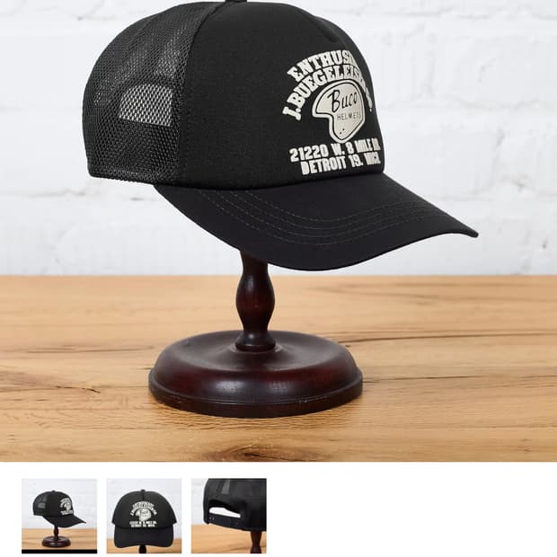 더리얼맥코이 부코 트러커캡 블랙