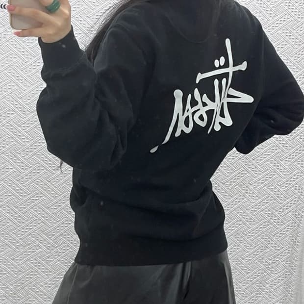 스투시 모던 캐주얼 빈티지 백로고 맨투맨 S C10511