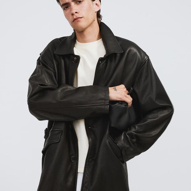 [L]렉토 빈티지 레더 초어 자켓 블랙