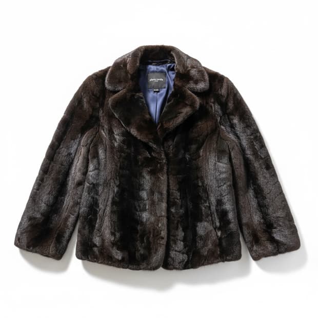 피에르가르뎅 밍크 코트