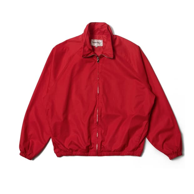 1) 더뤡코즈 실키개버딘 자켓 레드 SILKY GARBARDINE