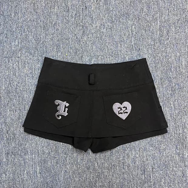 LEEY 로우라이즈 스커트